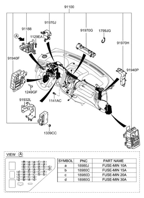 2006 hyundai tucson junction box|Hyundai 91110.